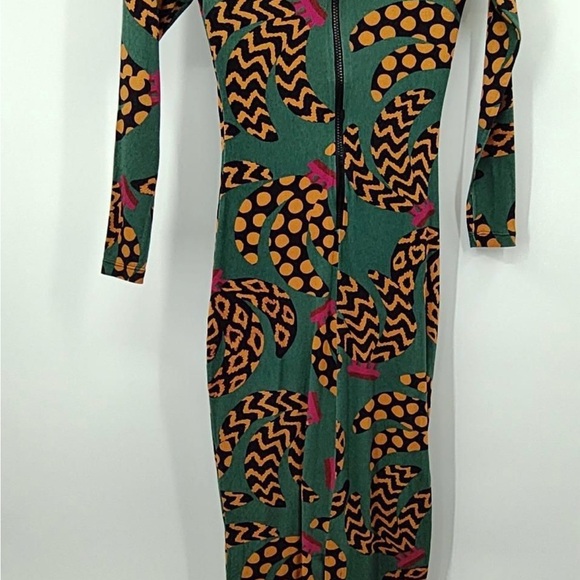 Farm Rio Teal Banana Dress XS NWOT - Picture 4 of 4